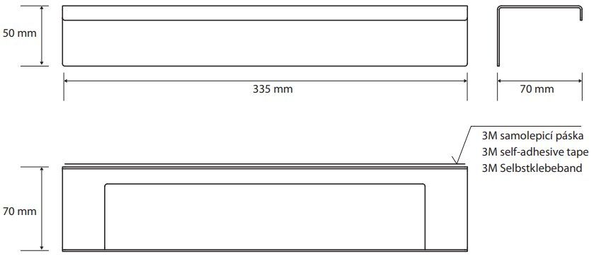 Полотенцедержатель Bemeta Niva, 101112135