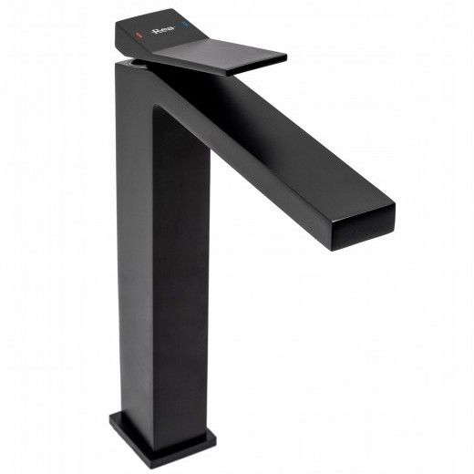 Смеситель для умывальника Rea Duet Black, REA-B4414