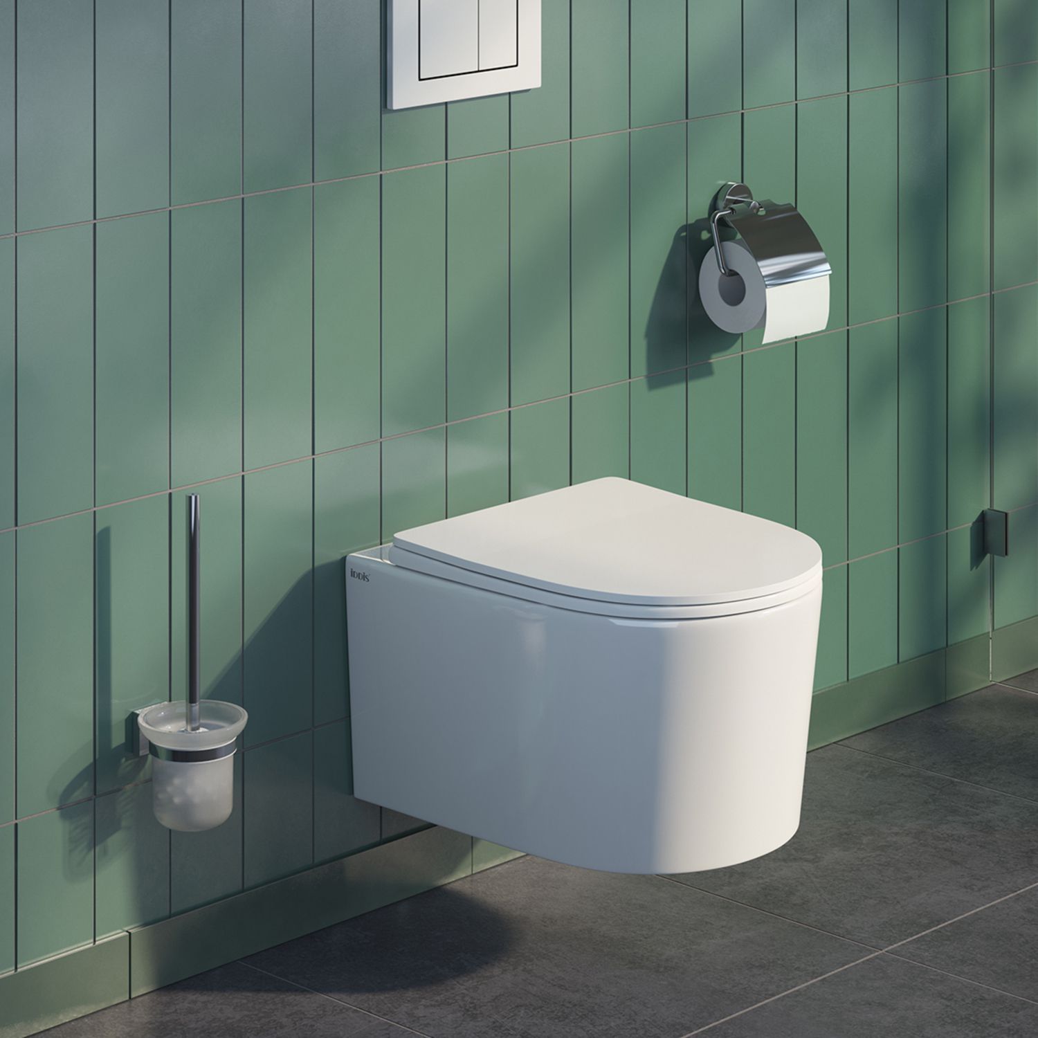 Унитаз подвесной безободковый, Iddis Stone, STORDSEi25