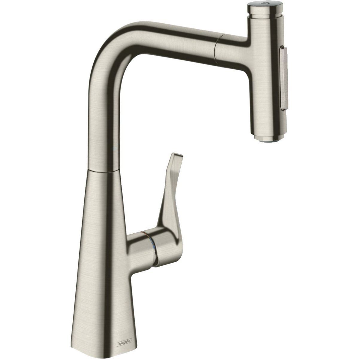 Кухонный смеситель Hansgrohe Metris Select M71-240 с душем sBox, 73817800