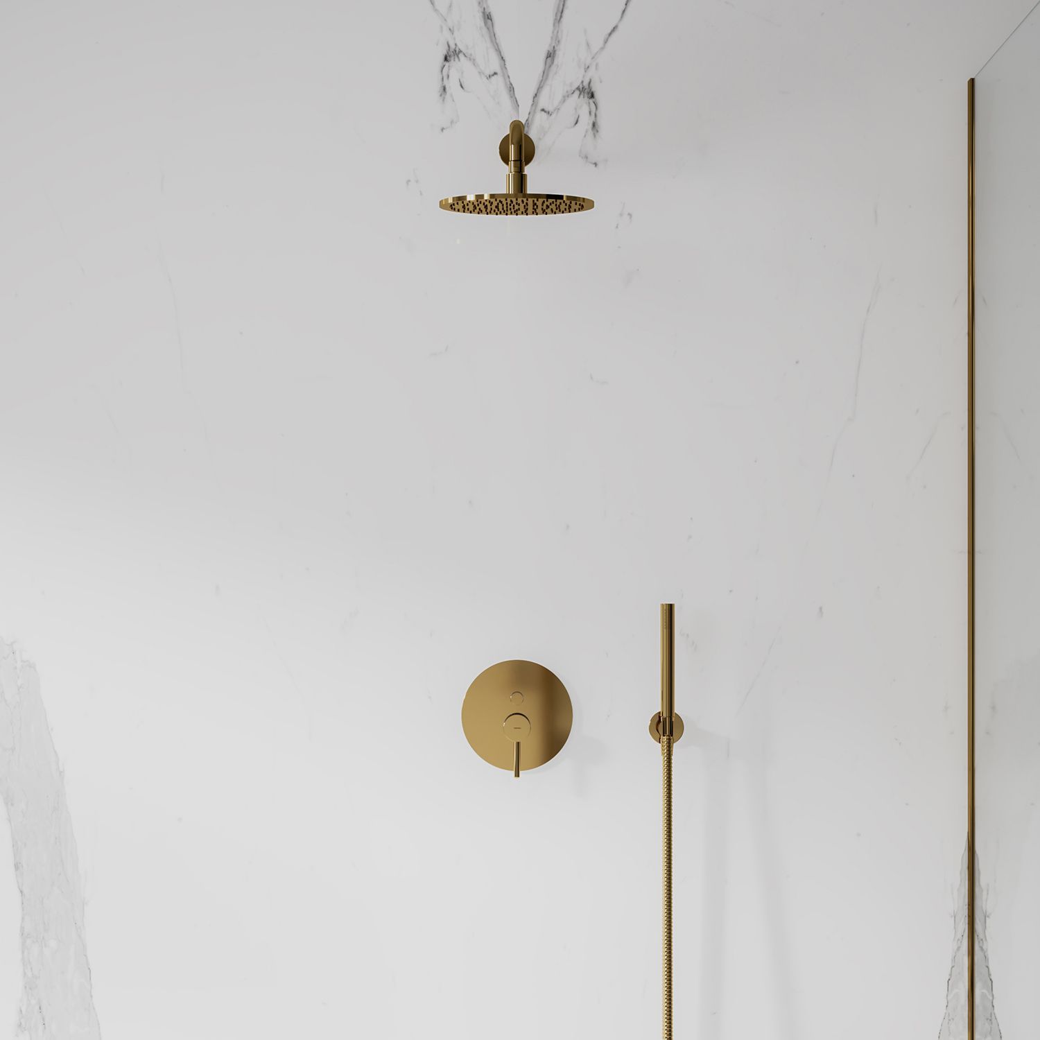 Смеситель скрытого монтажа для ванны Omnires Y, Y1235GL