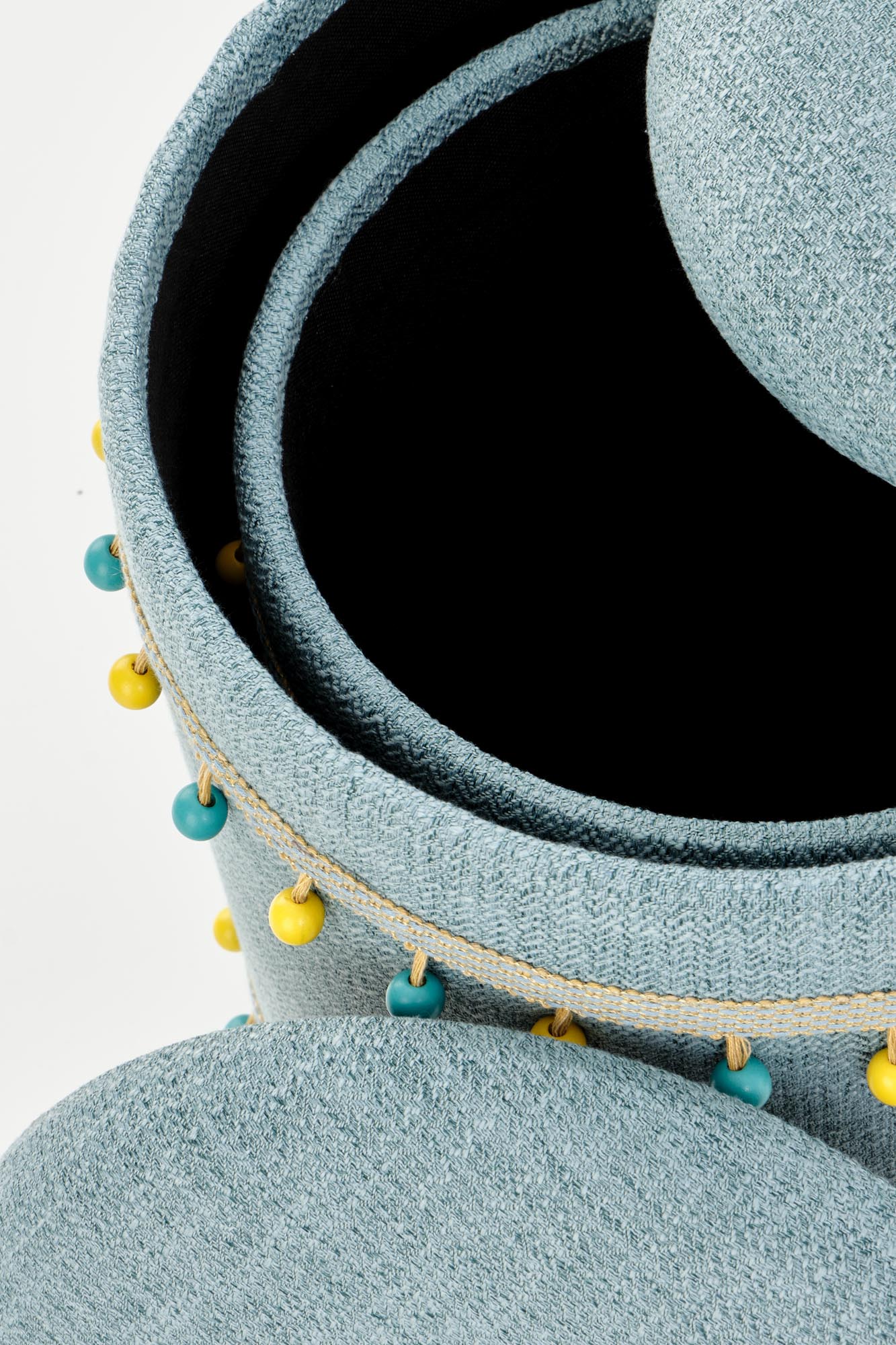 Комплект Halmar Grado (2 пуфа) светло-синий, V-CH-GRADO-PUFA-J.NIEBIESKI