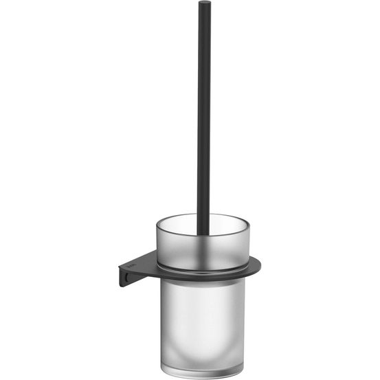 Ерш, матовое стекло, нержавеющая сталь, черный матовый, Iddis NOA, NOABLG0i47