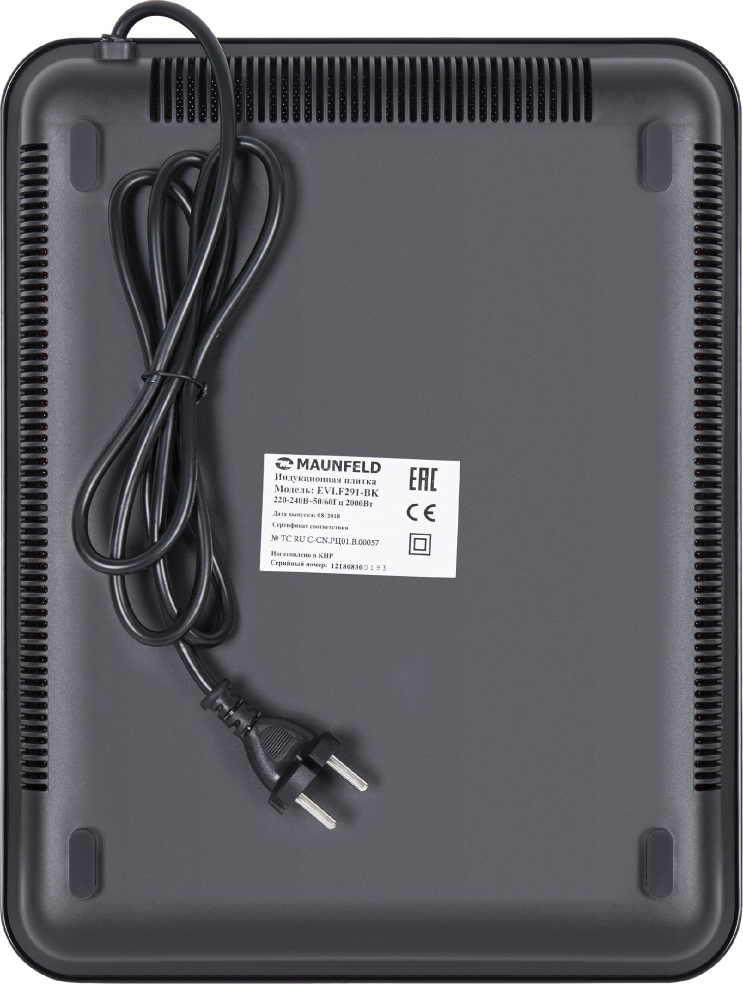 Индукционная панель Maunfeld EVI.F291-BK