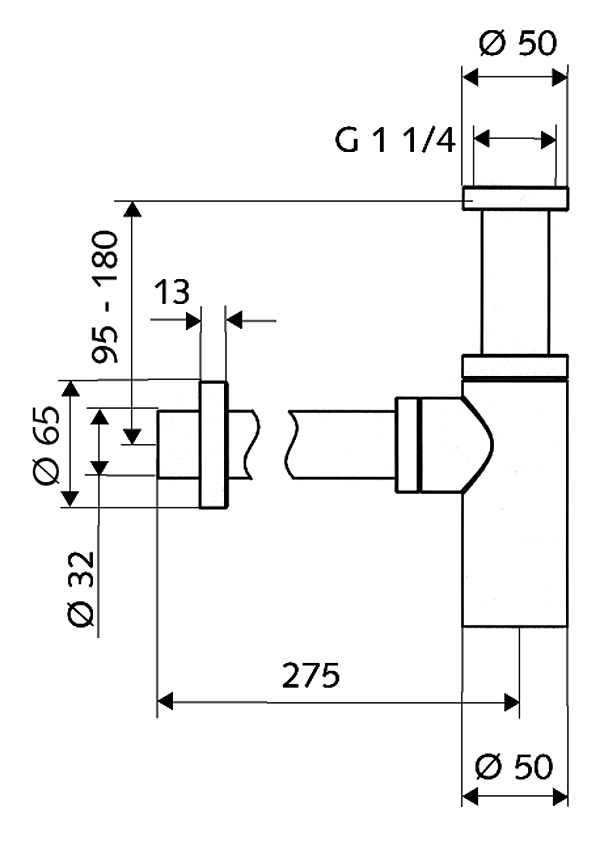 Сифон для раковины Schell Edition, 014290699