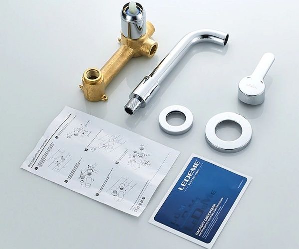 Встраиваемый смеситель для умывальника Ledeme L-1003-1