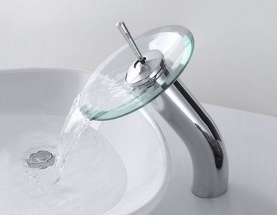 Смеситель для умывальника водопад высокий Ledeme L1055-3