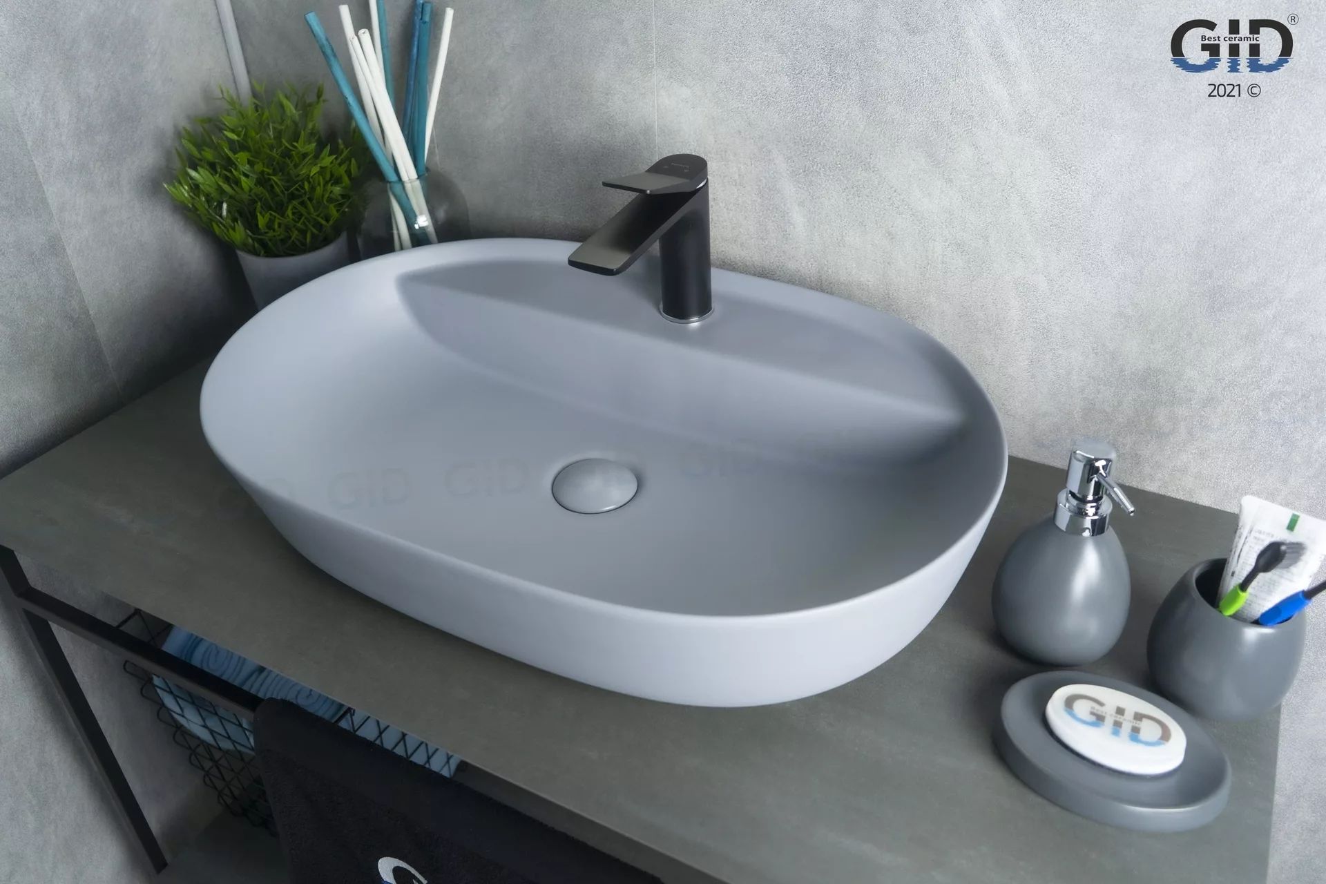 Умывальник Gid GM1346 61x41, 53341