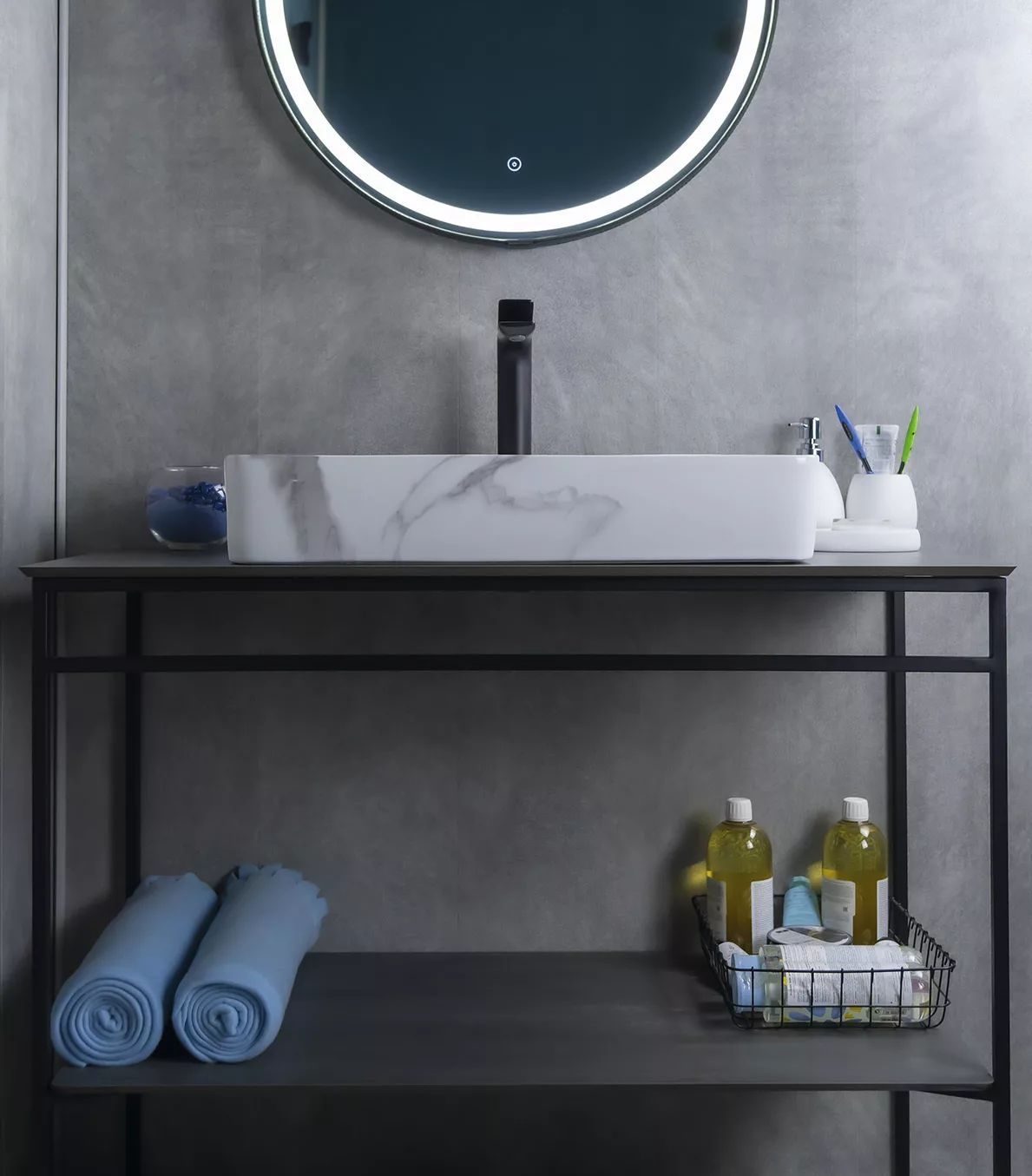 Умывальник Gid MNC396C 60x34, 54476