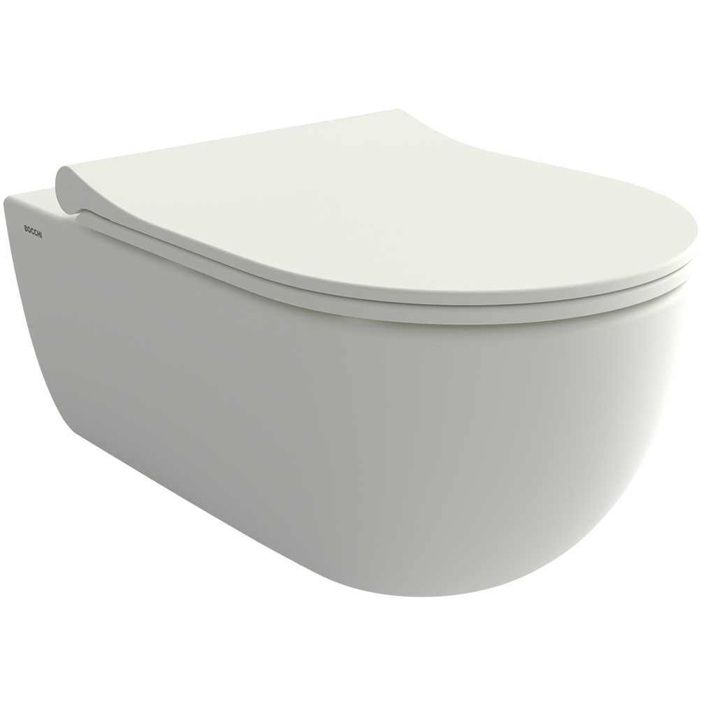 Унитаз подвесной Bocchi V-Tondo Rimless с бидеткой и сиденьем белый, 1416-001-0128+A0336-001