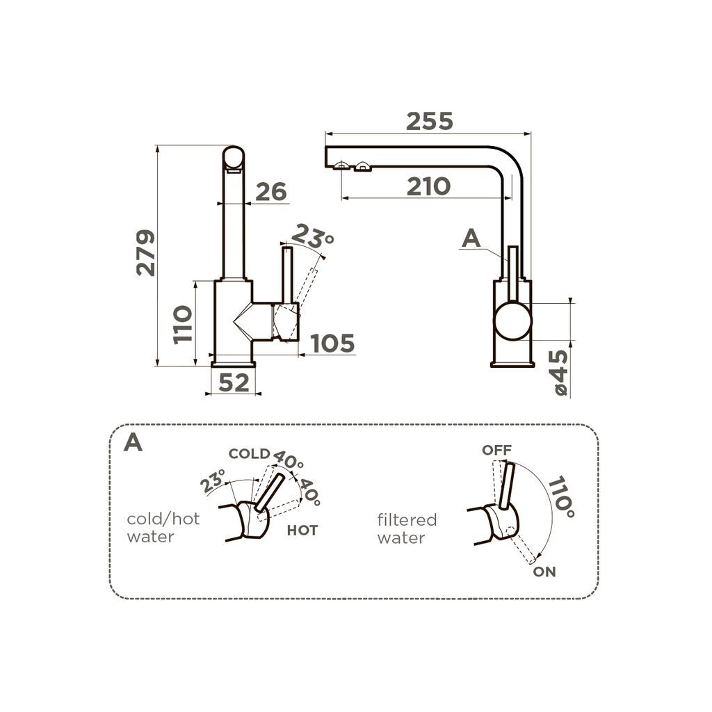 Кухонный смеситель Omoikiri Nakagawa 2 Plus-C (латунь/хром), 4994341