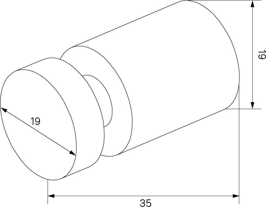 Комплект одинарных крючков, сплав металлов графит, Iddis Petite, PET2SG1i41
