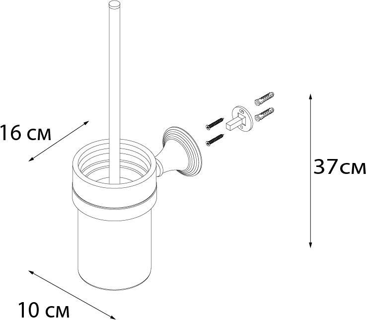 Ерш для туалета Fixsen Best, FX-71613