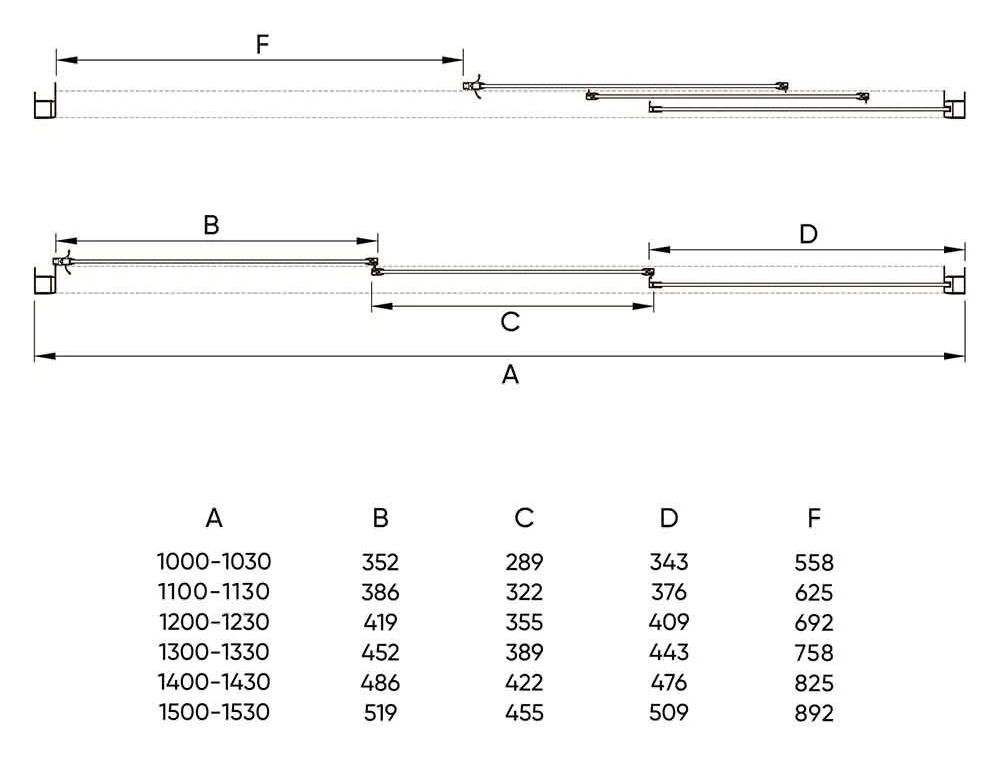 Душевая дверь Veconi VN-31