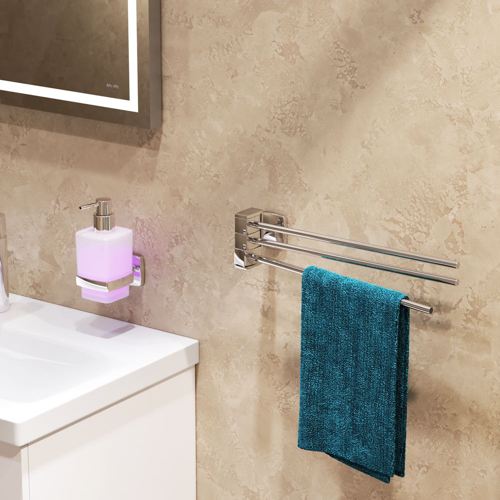 Тройная вешалка-вертушка для полотенец AM.PM Gem, A9032700