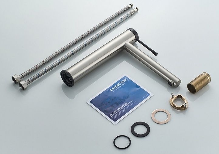 Смеситель для умывальника высокий Ledeme L1147A