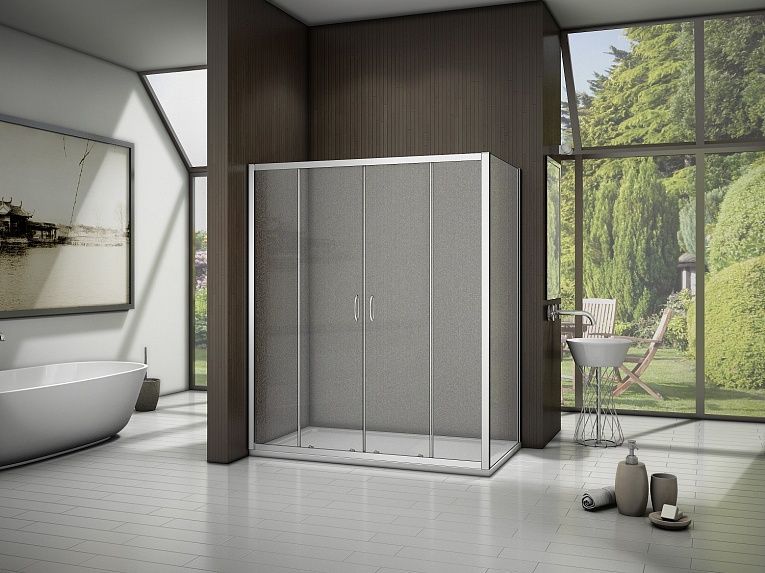 Душевой уголок Good Door LATTE WTW-TD+SP-170x90-G-WE