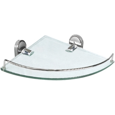 Полка угловая одинарная стекло Ledeme L1921-1