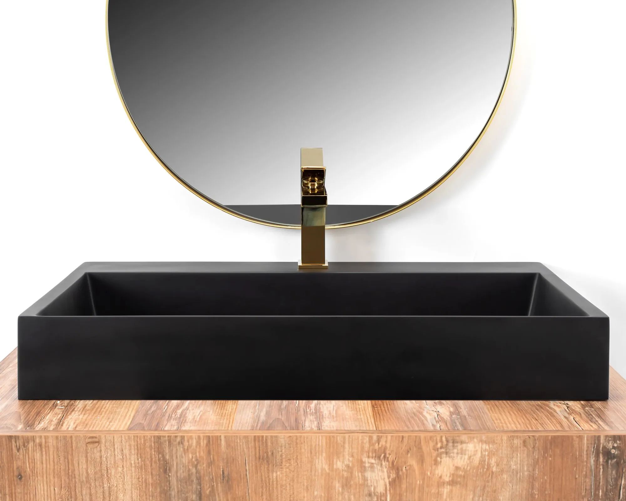 Умывальник Rea Goya Black 100x46, REA-U8666