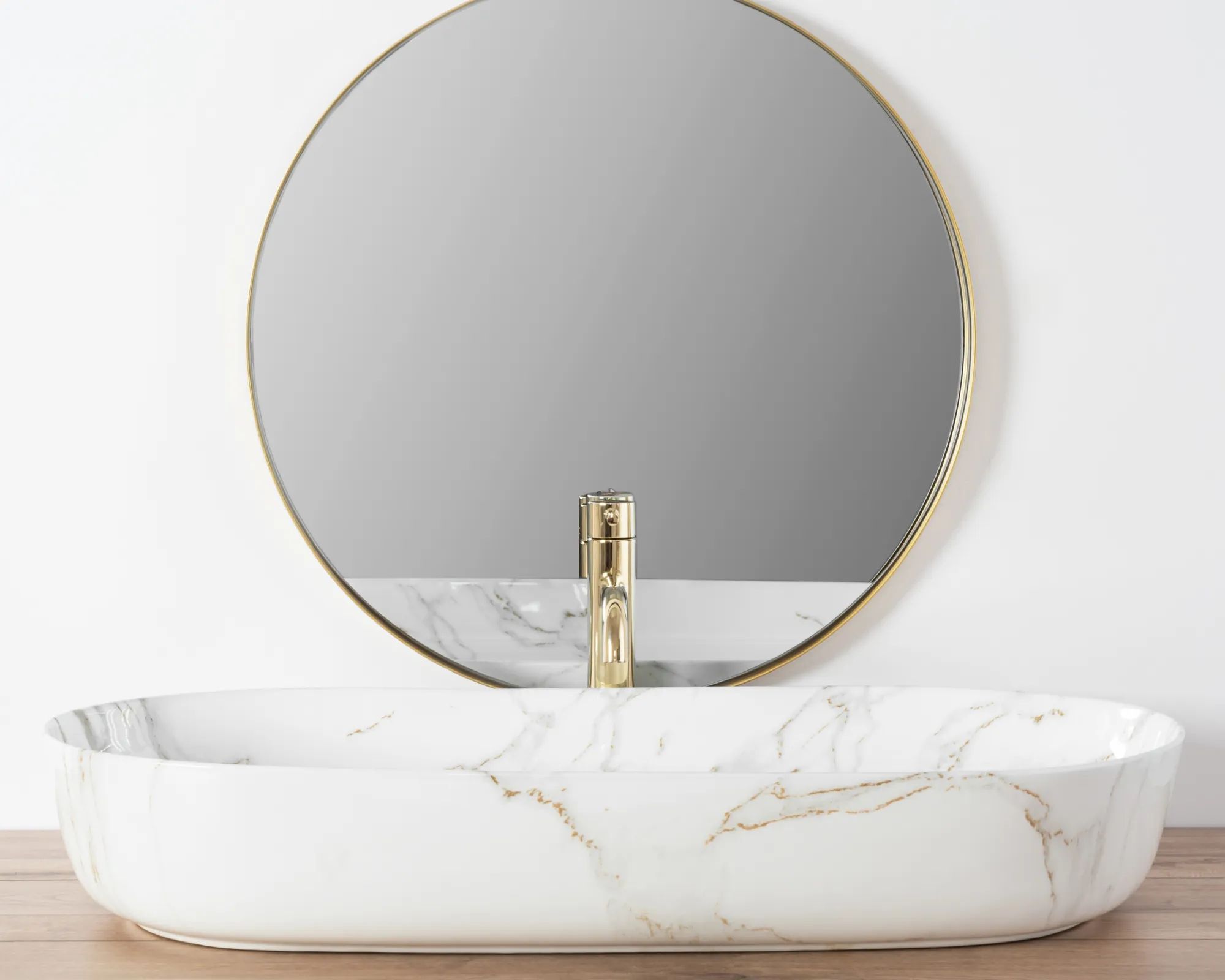 Умывальник Rea Cleo Shiny/Aiax 81x41, REA-U8404