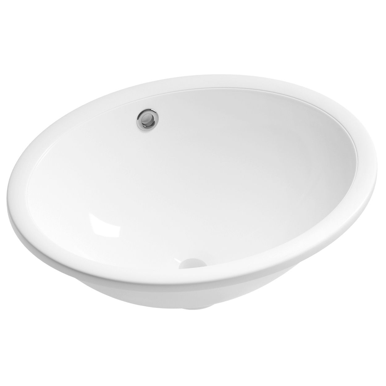 Встраиваемая снизу раковина Wellsee Petrichor 48x38, 151701000