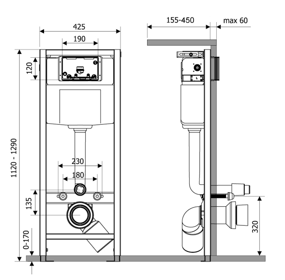 Система инсталляции Lavinia Boho RelFix, 38010020