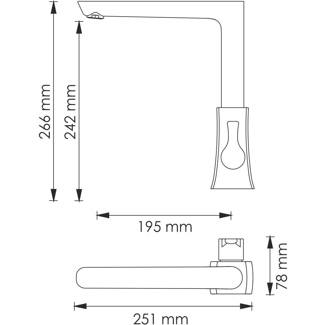 Смеситель для кухни WasserKRAFT Berkel, 4807
