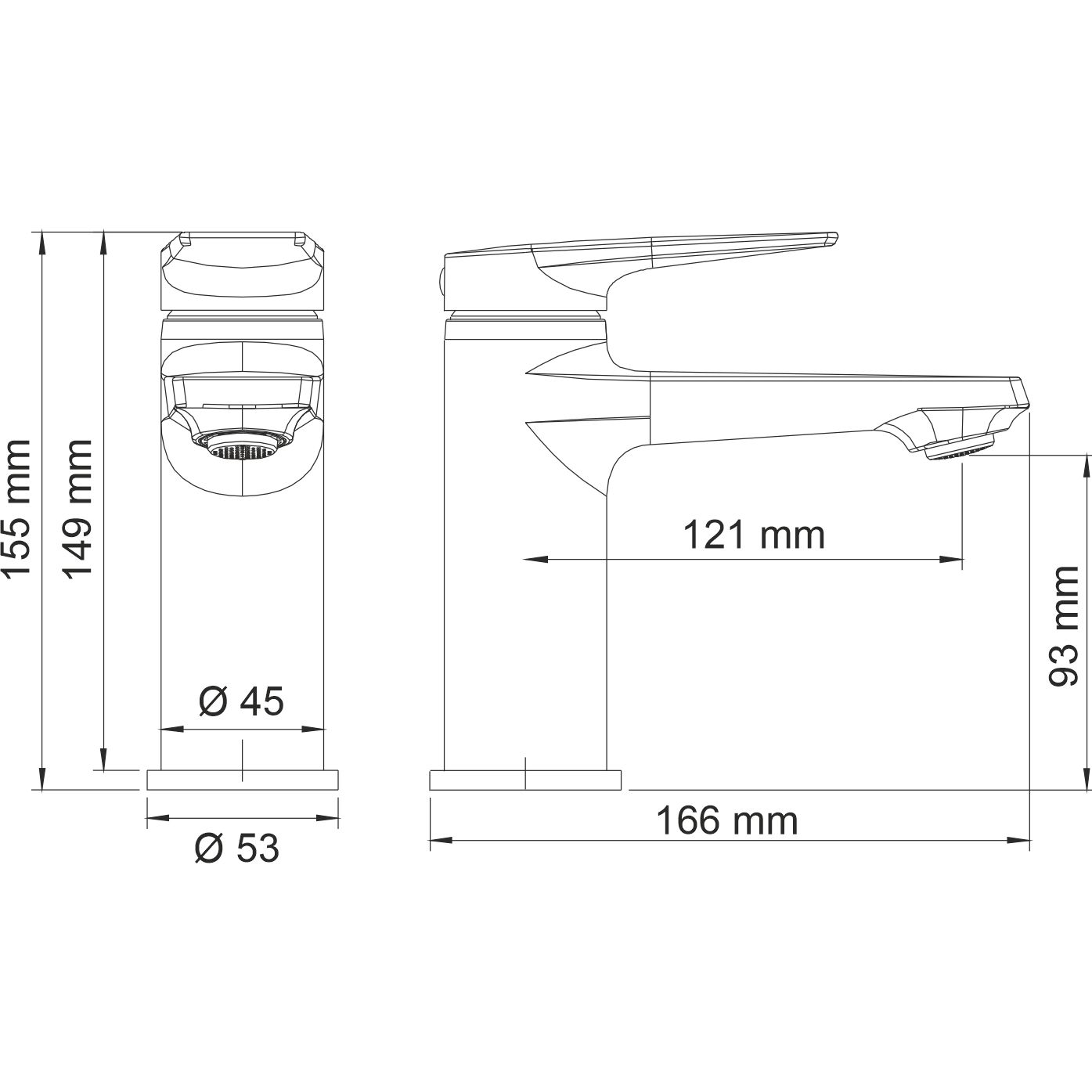Смеситель для умывальника WasserKRAFT Lopau, 3203
