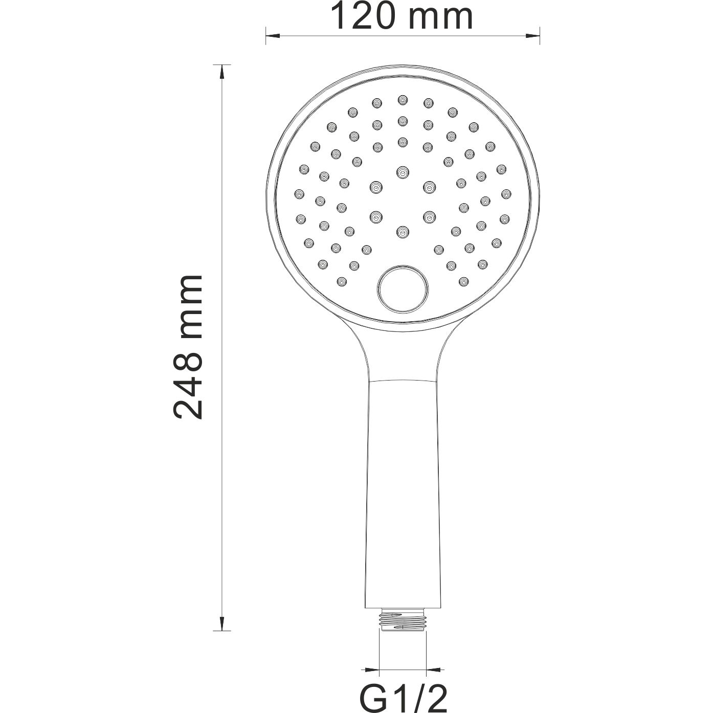 Лейка 3-функциональная WasserKRAFT, A060