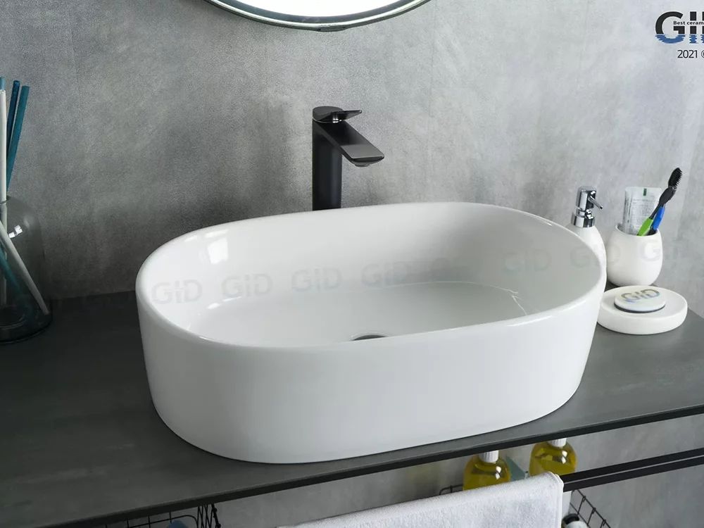 Умывальник Gid N9025 56x35, 51111