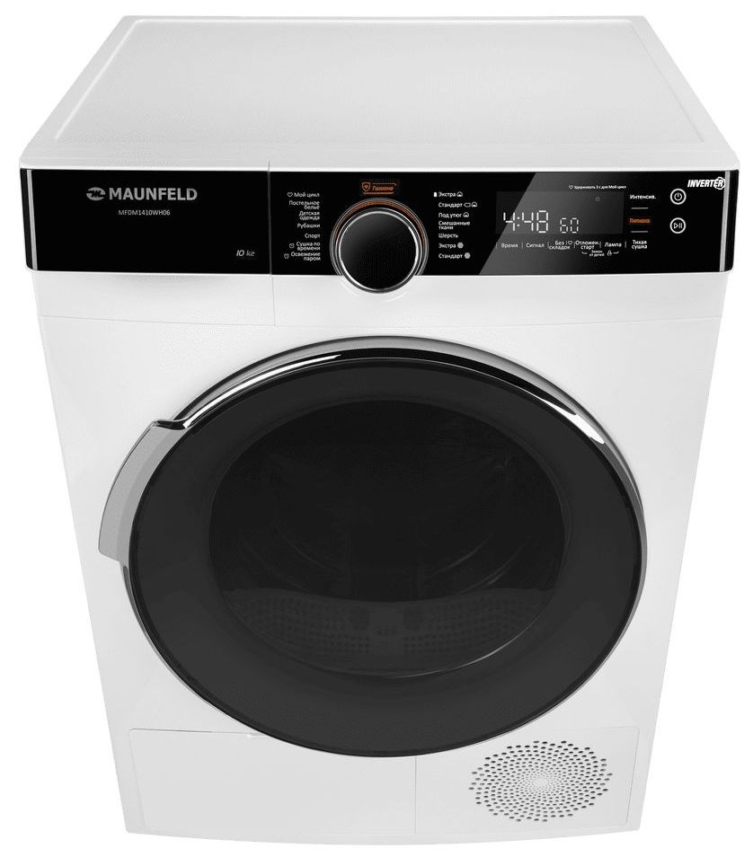 Сушильная машина с инвертором и тепловым насосом Maunfeld MFDM1410WH06