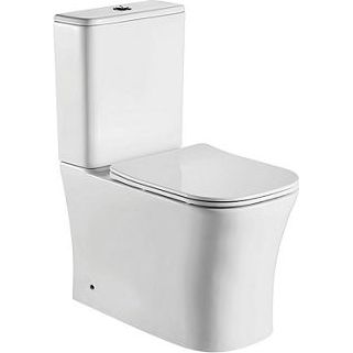 Унитаз напольный безободковый Ceramalux, 1218A