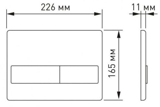 Комплект Berges Novum, кнопка L1 белая, унитаз Albit S, сиденье Top Slim, 042436