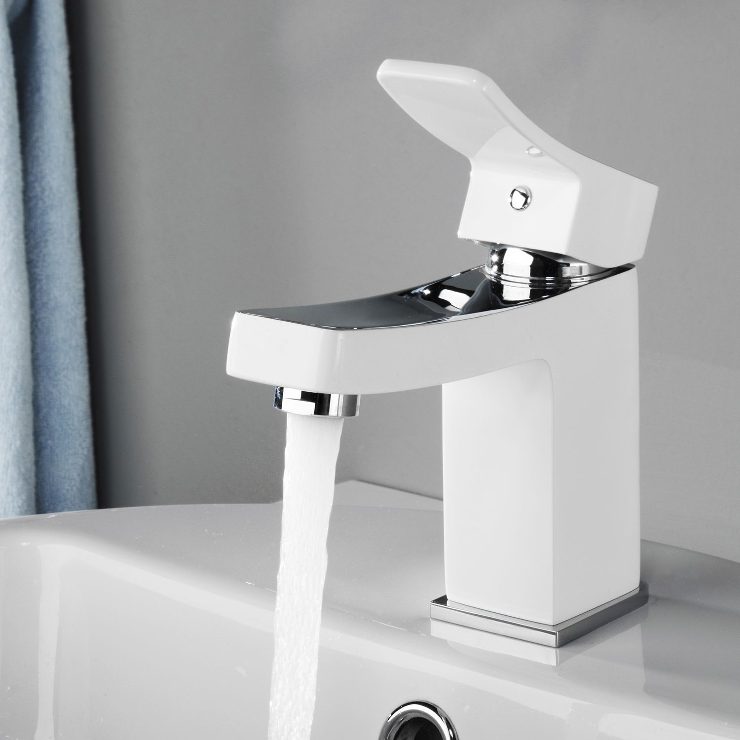 Смеситель для умывальника WasserKRAFT Aller, 1063WHITE