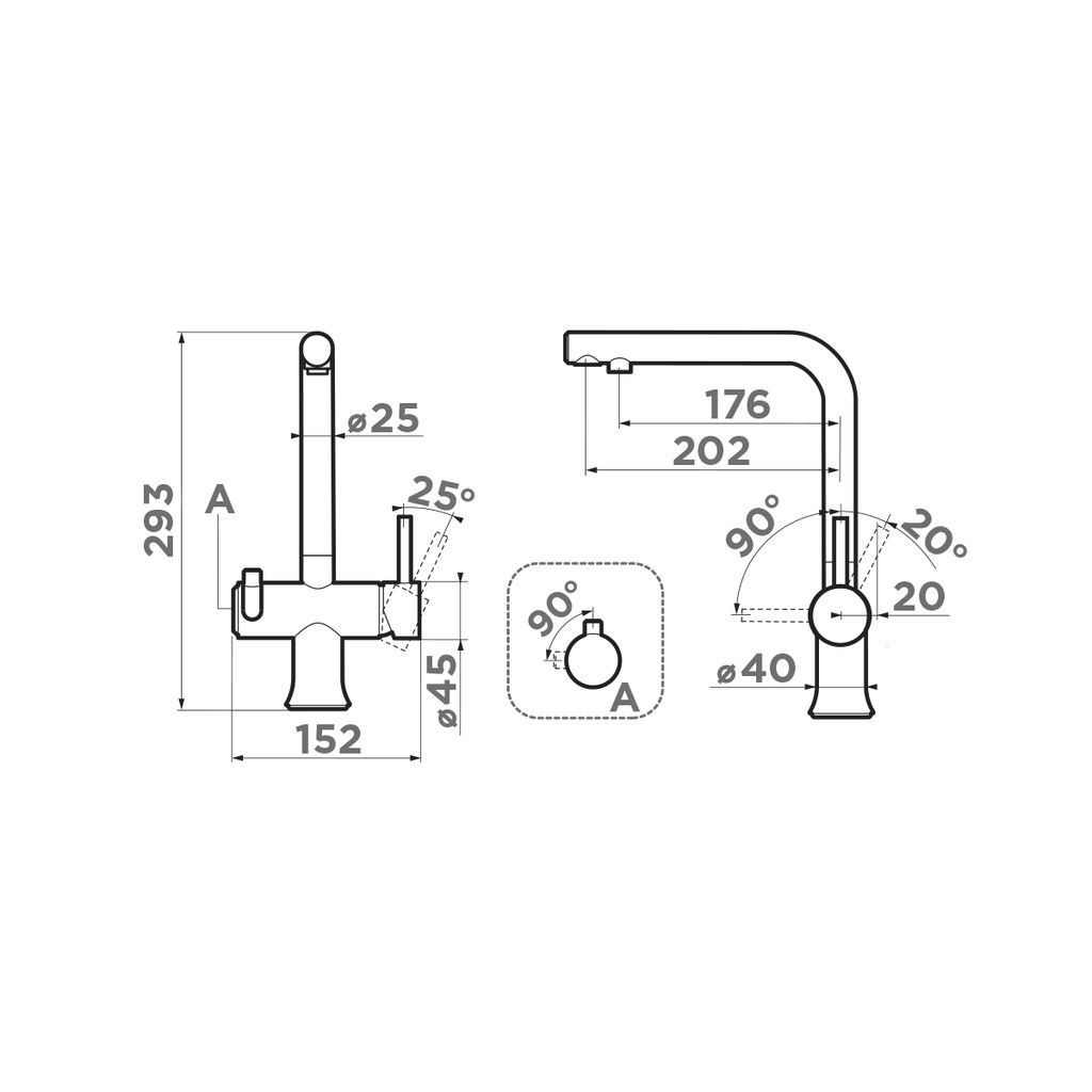 Кухонный смеситель Omoikiri Hotaru-R, 4994026