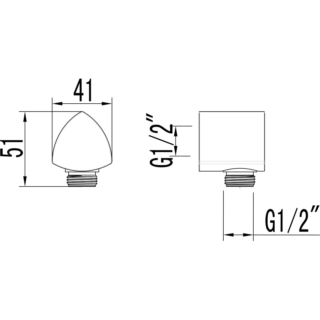 Подключение для душевого шланга Lemark, LM3583C