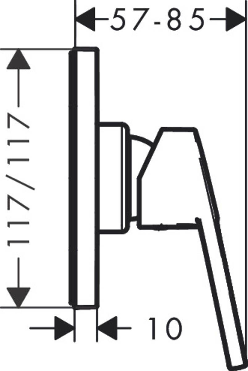 Смеситель для душа Hansgrohe Logis Loop, 71612000