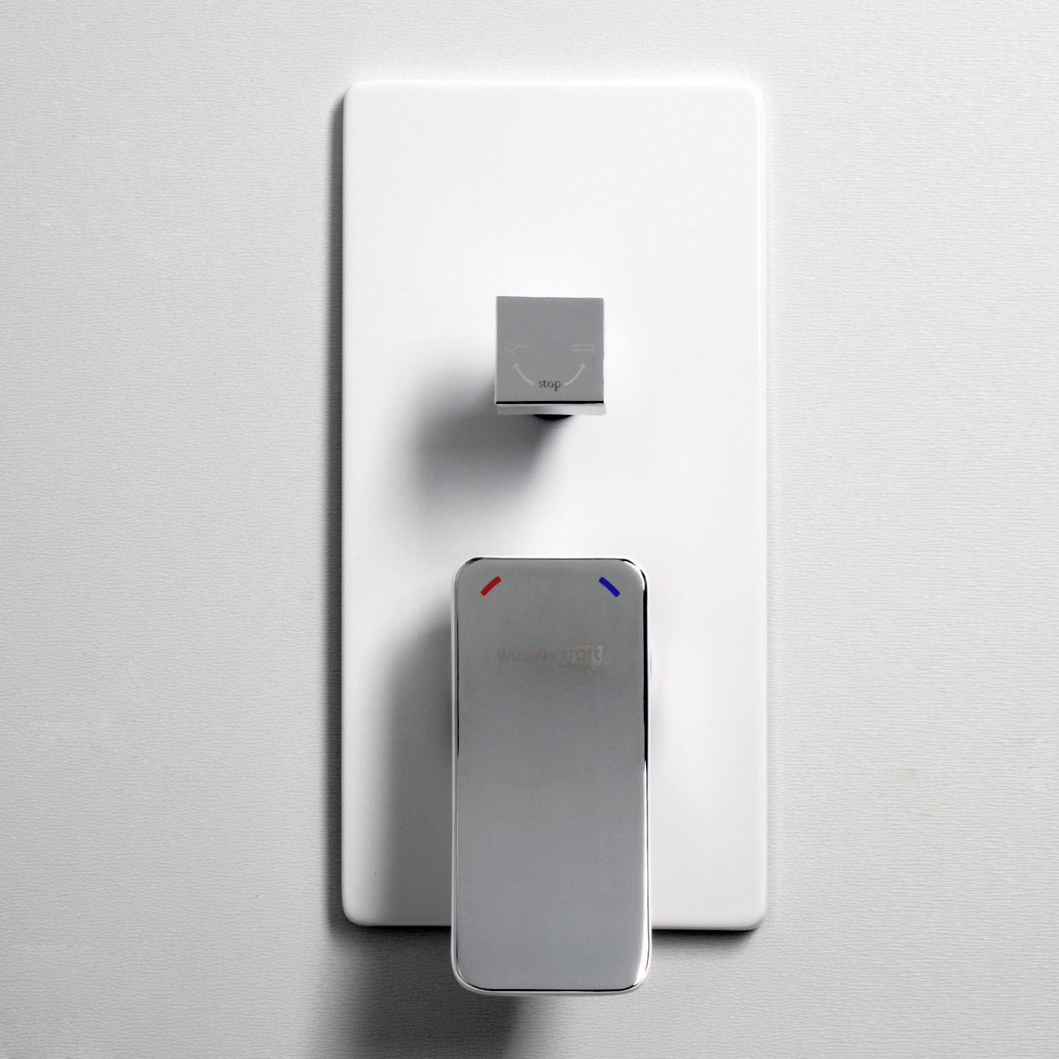 Смеситель для ванны и душа WasserKRAFT Aller, 10641WHITE