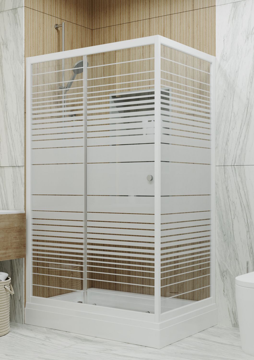 Душевой уголок Triton Фьюжн А1 (полосы)