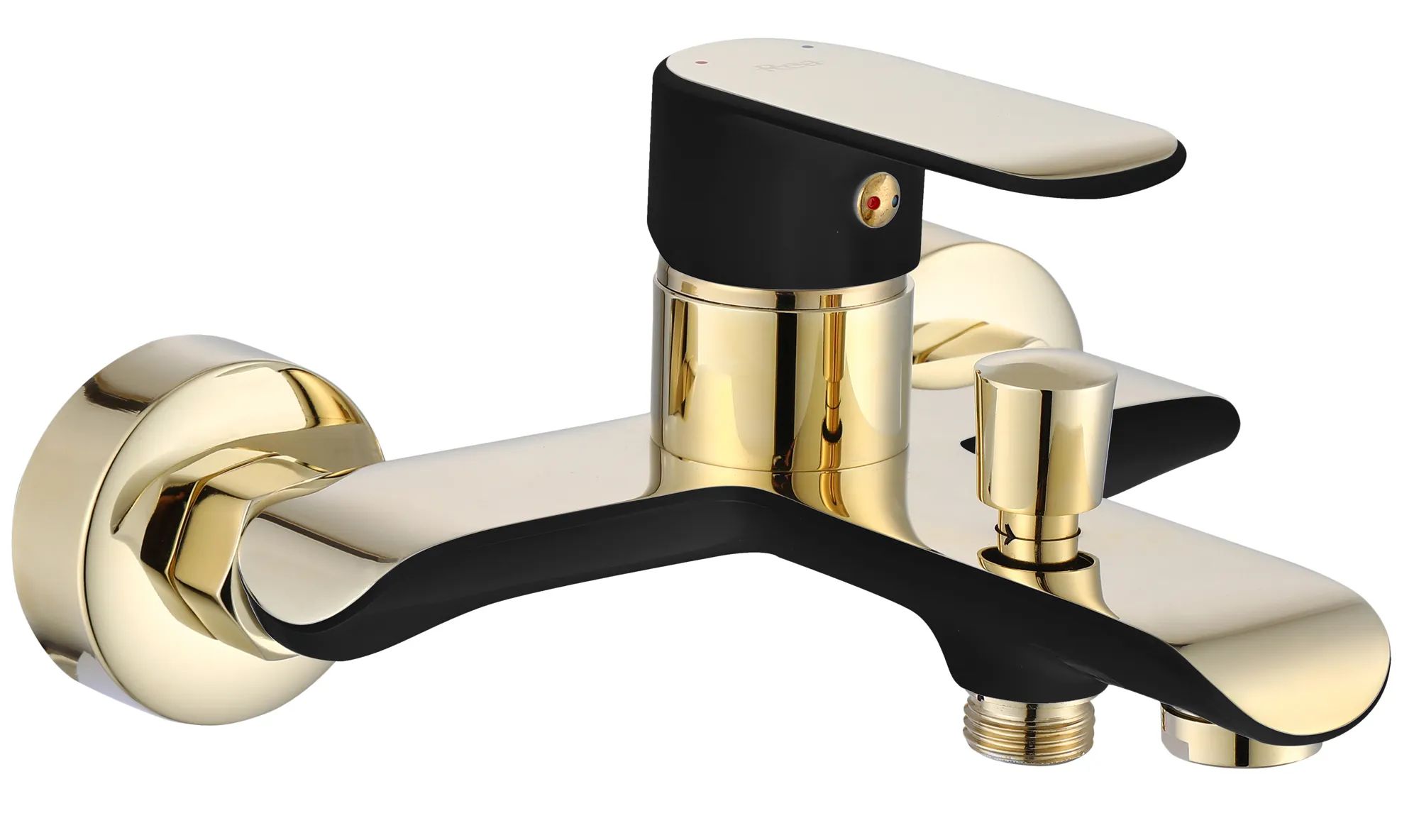 Смеситель для ванны Rea Bloom Black/Gold, REA-B9939