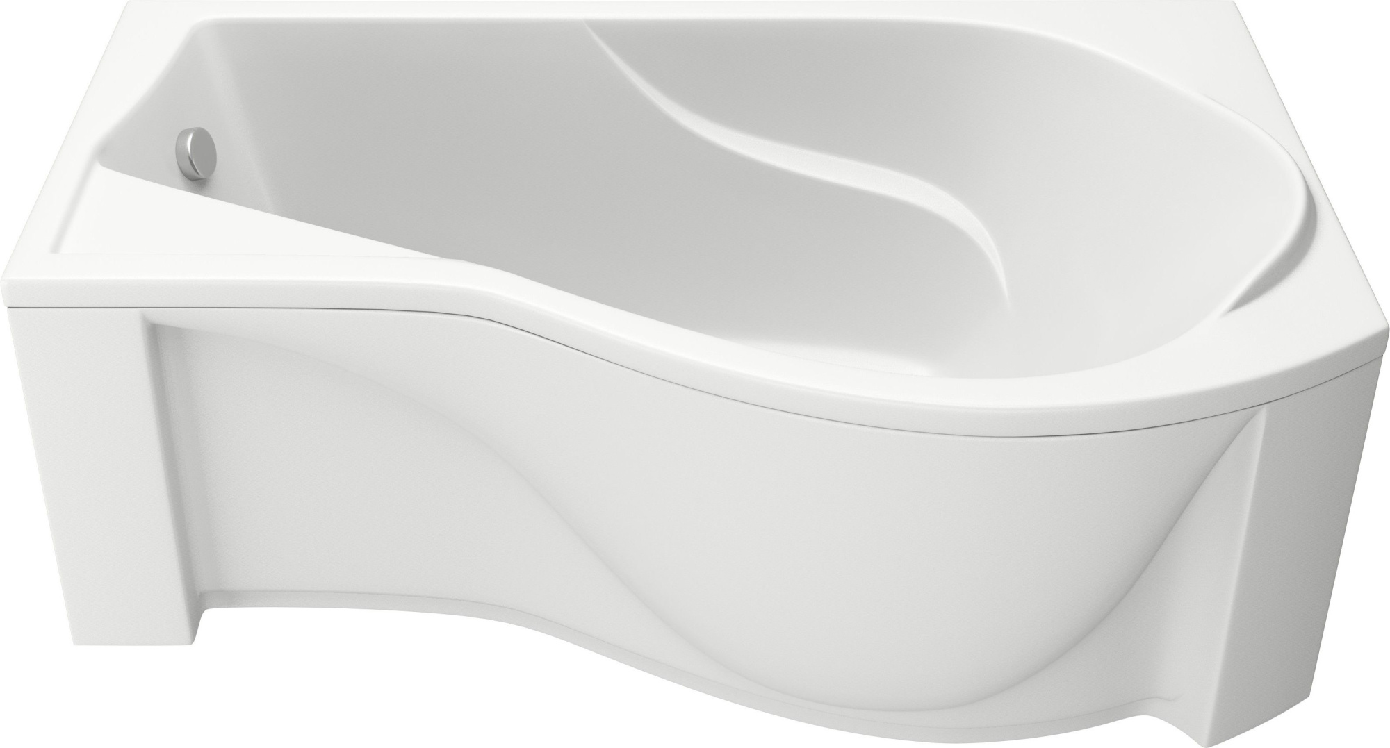 Акриловая ванна BAS Капри 170x80 правая