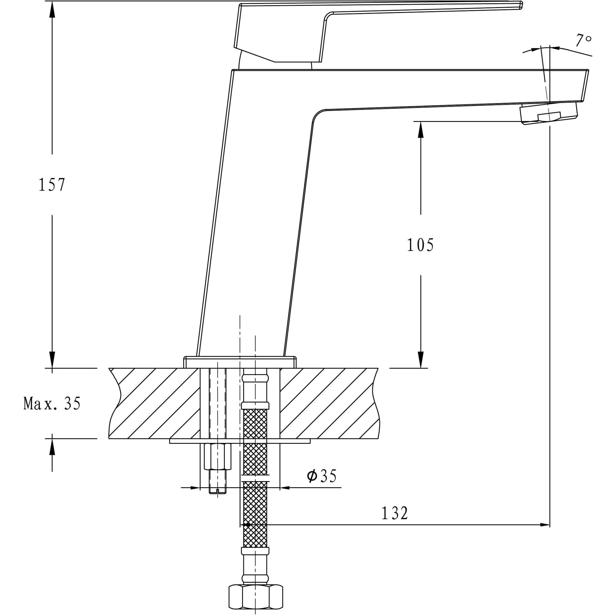 Cмеситель для раковины Haiba HB10191
