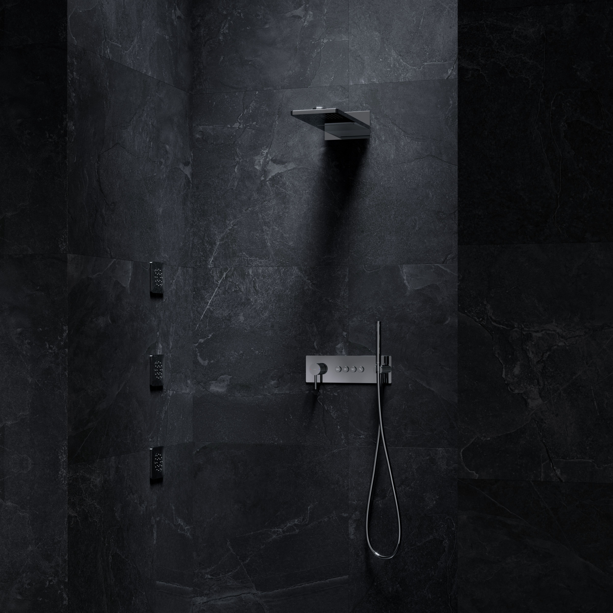 Верхний душ 49x21 см Omnires, WG510CR