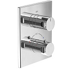 Термостат скрытого монтажа для душа Villeroy & Boch, 2 потребителя, TVD00065300061