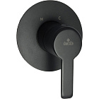 Смеситель скрытого монтажа 1 функция Deante Arnika Nero, BQA_N44L