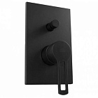 Смеситель для душа встраиваемый Paffoni Ringo черный матовый, RIN015NO/M
