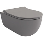 Унитаз подвесной Bocchi V-Tondo Rimless серый матовый, 1416-006-0129