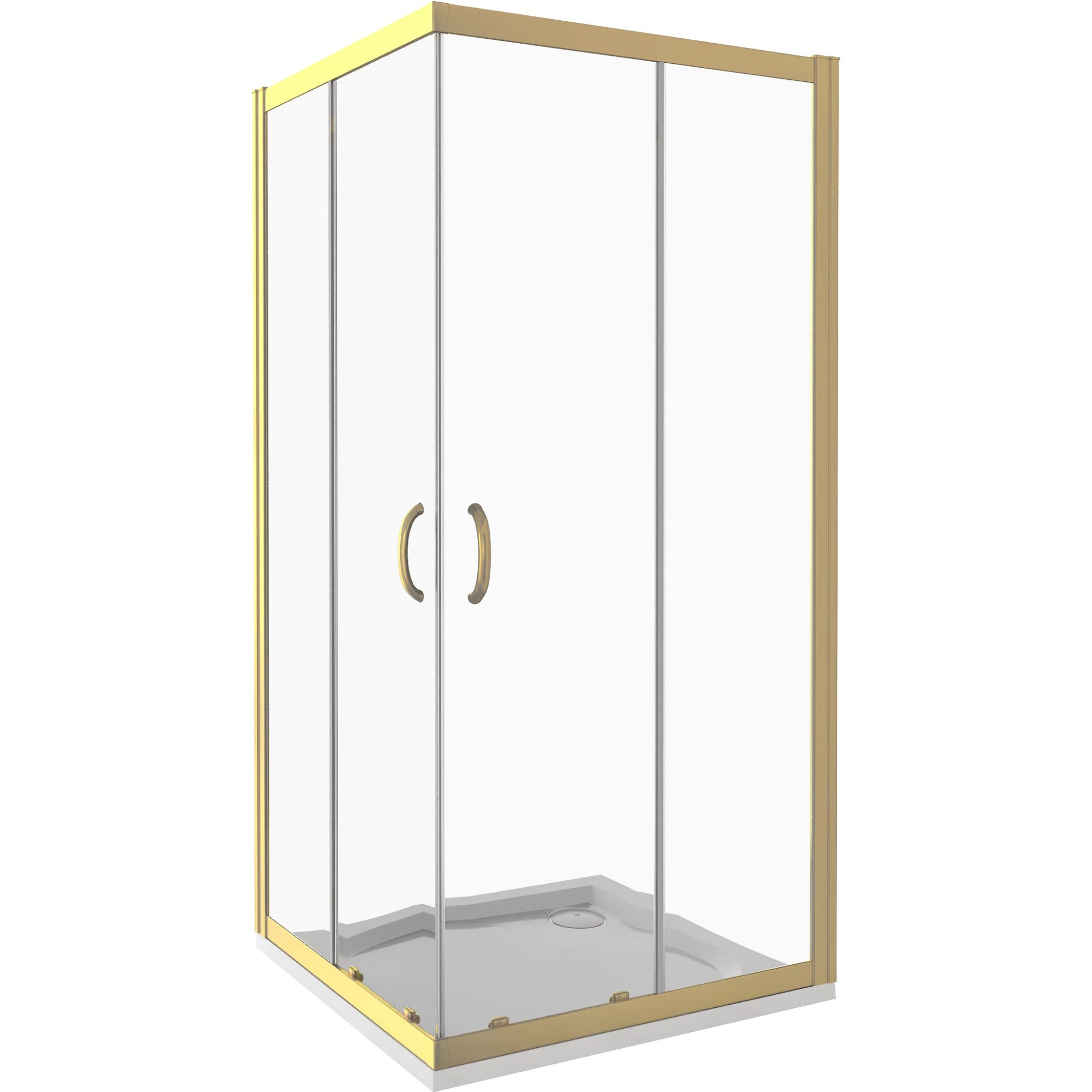 Душевой уголок Good Door Jazz Gold CR-90-C-G