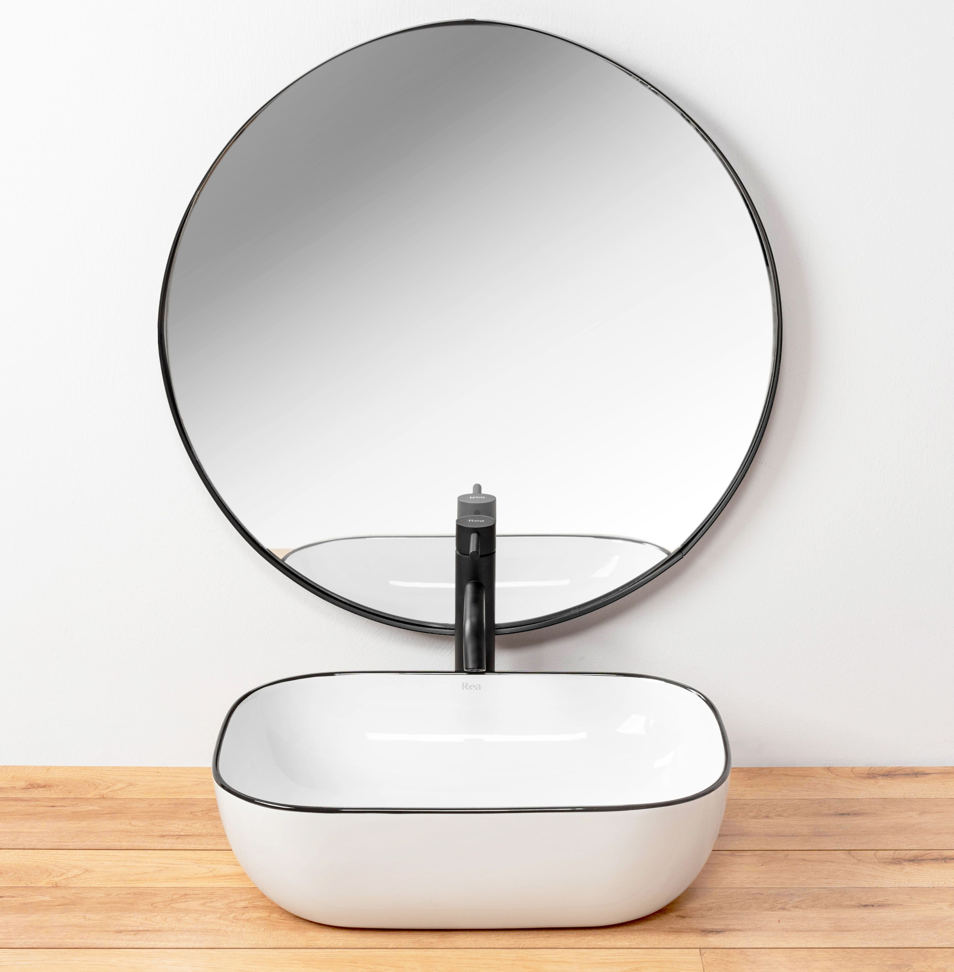 Умывальник Rea Marbel 46.5x33, REA-U8603