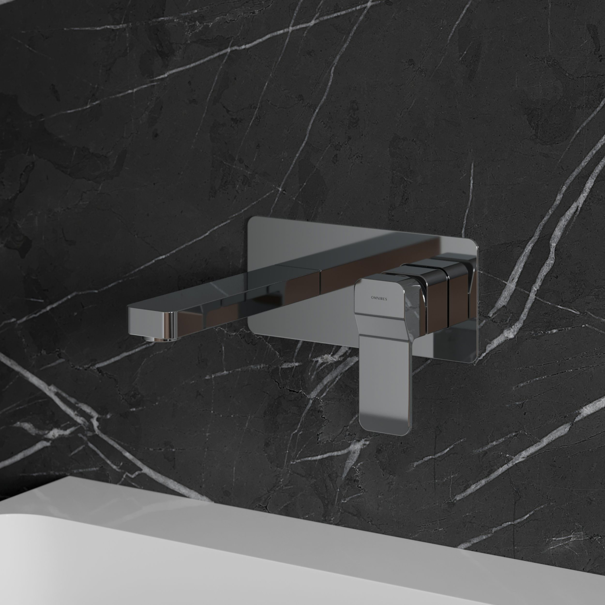 Смеситель для умывальника встроенный Omnires Slide, SL7715CR